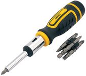 Draper Redline Series 02266 Ratchet Screwdriver and Bit Set, Standard Packaging - 14 Pieces