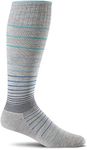 Sockwell Women's Circulator Graduated Compression Socks, Medium/Large(8-11), Grey