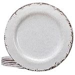 LEHAHA 6 Piece White Dinner Plate S