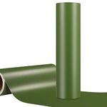 WRAPXPERT Green Permanent Vinyl,12" x10ft Matte Green Adhesvie Vinyl Roll,Olive Green Vinyl for cricut,DIY Home Decor and Car Decal,Tumbler,Olive Green