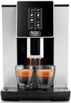 Zulay Kitchen Automatic Espresso Machine with Grinder & Milk Frother - Fully Automatic Coffee Machine with Touch Screen, 4 Customizable Recipes - Coffee Maker with Grinder Built In