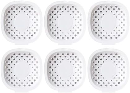 6 Pack Fridge Odor Eliminator,Unscented Natural Activated Charcoal Carbon Odor Absorber and Moisture for Refrigerator,Freezers,Coolers, Wardrobe and Shoe