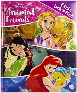 Disney Princess Rapunzel, Mulan, Ariel, and More! - Animal Friends First Look and Find Activity Book - PI Kids