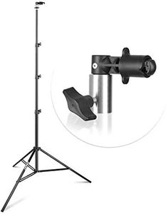 EMART 8.5FT Photography Green Screen Background Reflector Light Stand with Reflector Disc Holder, for Reflector Diffuser, Disc Reflectors, Pop Up Backdrop, Photo and Video Studio