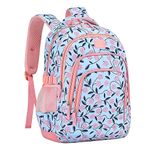 MYGOO Kids Backpack for Boys Girls | Colorful School Backpack for Teen | Archibald Collection | 17" tall |, Berry Pink, Large, Classic