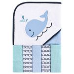 Luvable Friends Hooded Towel and 5 Washcloths, Girl Fox