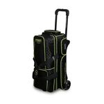 Storm 3 Ball Rolling Thunder Checkered Bowling Bag- Black/Lime