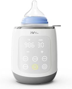 HEYVALUE Bottle Warmer, Baby Bottle Warmer 10-in-1 Fast Baby Food Heater&Thaw BPA-Free Milk Warmer with IMD LED Display Accurate Temperature Control for Breastmilk or Formula for Bottles