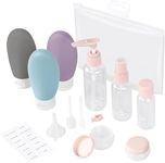 FANVANAI Travel Bottles Set for Toiletries TSA Approved, Leak Proof Travel Size Containers Kit Portable Refillable Travel Accessories for Toiletries, Conditioner, Shampoo, Lotion Liquids (Colorful)