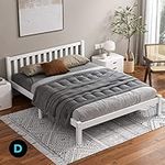 ALFORDSON Double Bed Frame Wooden B