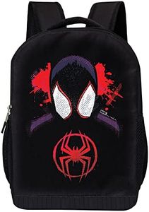 Marvel Spider-Man Backpack for School Boys, Girls, Toddler Backpack | Miles Morales Spiderman Kids Backpack Mesh Bag, Miles Spider, One Size, Spiderverse Knapsack