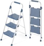 KINGRACK 3 Step Ladder, 900lbs Stur