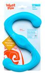 West Paw Zogoflex Bumi Interactive Tug of War Durable Dog Play Toy, 100% Guaranteed Tough, It Floats!, Made in USA, Small, Aqua