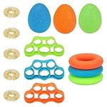 Hand Trainer 14pcs blue, green, orange Silicone 3 resistance levels
