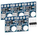 AZDelivery 5 x GY-68 BMP180 Digital Barometric Pressure Temperature and Altitude Sensor Module Board compatible with Arduino and Raspberry Pi including E-Book!