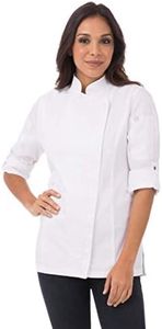 Chef Works Women's Hartford Chef Coat, White, Small