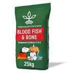 FISH BLOOD & BONE ORGANIC FERTILISER 25KG THOMAS ELLIOT | GENERAL PURPOSE PLANT FOOD FOR ALL PLANTS & CROPS