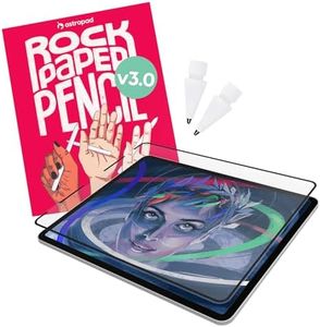 Astropad Rock Paper Pencil v3.0 – Paper Screen Protector for iPad Pro 13″ (M4, M5) & iPad Air 13″ (M2/M3/M4) + 2 Apple Pencil Tip Replacements – Compatible with Pencil 1/2 & Pencil Pro