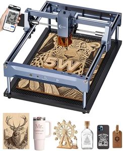 Carverall K15 Pro 5W Laser Engraver + 200×300mm Honeycomb Laser Bed Bundle - 2-in-1 CNC Laser Cutter with Protective Metal Cutting Tray, Laser Engraving for Wood/Metal/Acrylic, 5000mW, Class 1