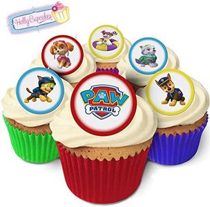 24 Fabulous Edible Pre-Cut Wafer Cake Toppers: Paw Patrol