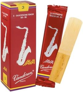 Vandoren SR273R Tenor Sax JAVA Red Reeds Strength 3; Box of 5