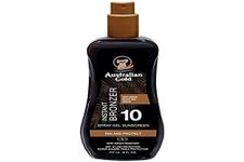 Australian Gold SPF 10 Spray Gel Sunscreen with Instant Bronzer 237 ml