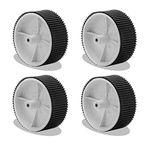 Super Debug Wheel 10x4 inch for Robotics Diy for Dc Gear Motor, 4 Pieces