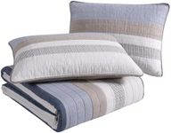 Nautica - King Quilt Set, Cotton Reversible Bedding with Matching Shams, Home Decor for All Seasons (Galewood Blue, King)