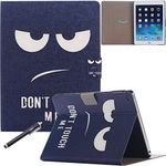 iPad Case, iPad 2/3/4 Case, Newshine Magnetic Synthetic Leather Ultra Slim Lightweight Stand Smart Flip Folio Case Cover with Auto Wake / Sleep Feature for 9.7'' Apple iPad 2 3 4 (Don't Touch Me)