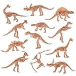 THE TWIDDLERS - 48 Dinosaur Bones Fossil Skeleton Toy Set, Perfect as Dino Party Bag Fillers for Kids, Educational Classrooms Rewards