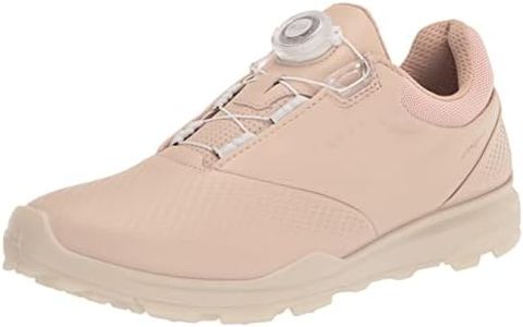 ECCO Women's Biom Hybrid 3 BOA Hydromax Water Resistant Golf Shoe, Rose DUST, 9-9.5