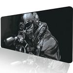 Donboly Gaming Mouse Pad Cool and dazzling Oversized Mouse Pad, Extended Large Mouse Mat Desk Pad, Stitched Edges Mousepad, Long Non-Slip Rubber Base Mouse Pad (80x30cm, 1)