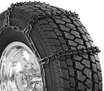 SCC QG3829 Quik Grip Wide Base V-Bar Type RD Light Truck Tire Traction Chain - Set of 2