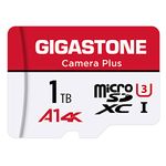 Gigastone 1TB Micro SD Card, Camera Plus, GoPro, Action Camera, Sports Camera, A1 Run App for Smartphone, Nintendo-Switch Compatible, 150MB/s, 4K Video Recording, Micro SDXC UHS-I A1 U3 Class 10