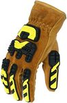 Ironclad 360 Degree Cut Limitless Leather Impact Gloves, Extra Large, Camel