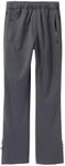 Men’s Side Zip Adaptive Fleece Tearaway Pants for Seniors - Ash LGE
