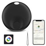 Spedal Android Tracker Tag, Certified Google Not for iOS and Huawei Bluetooth Locator for Android Devices, Works with Google Find Hub, Item Finder for Keys, Luggage, Backpack, Wallet (Black, 1 Pack)