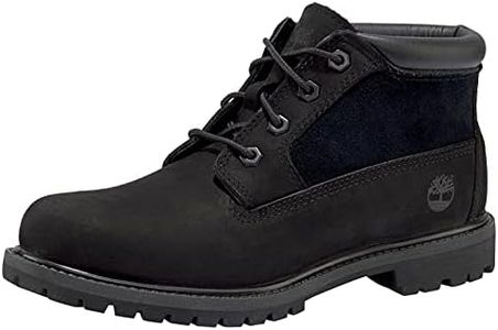 Timberland Women's Nellie Chukka Leather SDE Ankle Boots, Black Nubuck, 11 AU