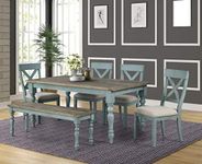 Roundhill Furniture Prato 6-Piece D