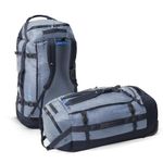 Eagle Creek Cargo Hauler Rolling Duffle Bag with Wheels and Handle, Tuck-Away Backpack Straps, Easy-Access End Pocket & U-Lid Main Compartment, Glacier Blue, 130 L, 130 L