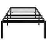 Yaheetech Twin Bed Frames, 16 Inch Metal Platform Bed with Steel Slat Support, No Box Spring Needed, Underbed Storage, Easy Assembly,Twin Bed