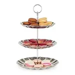 Juvale 3 Tier Dessert Stand, Silver