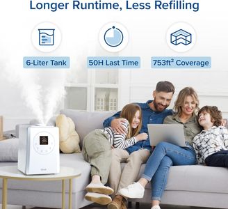 LEVOIT Smart 6L Humidifier – Ultrasonic Cool Mist, WiFi Enabled