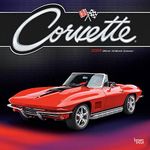 Corvette OFFICIAL | 2024 12 x 24 Inch Monthly Square Wall Calendar | BrownTrout | Chevrolet Motor Muscle Car