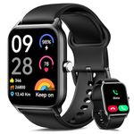 Smart Watch for Men Women Answer/Make Calls Alexa Built-in, 1.8" Smartwatch with SpO2/Heart Rate/Sleep Monitor, 100 Sports, Calorie/Step Counter, IP68 Waterproof Fitness Smartwatches for Android iOS