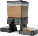 oneisall Automatic Cat Feeder for 2 Cats, 20 Cups/5L Automatic Cat Food Dispenser for Small Pets Indoor, Timed Cat Feeder for Dry Food