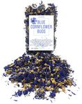 Natural Blue Cornflower Buds - Dried And Grown In Germany, Non-gmo, Culinary-grade (1.05 Oz/ 30 Grams) - Naturalally Grown Herbal Flower Buds For For Tea Blends & Decoration (Centaurea Cyanus)