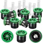 HolyMaji 10 Pieces Variable Arc Nozzle, Pop-up Sprinkler Heads Replacement Compatible with Most of 360 Degree Adjustable Pop Up Sprinklers Spray Head for Garden Lawn Irrigation (12AN)