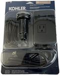 KOHLER K-35723-2BZ Garbage Disposal Air Switch Kit, Vibrant Polished Nickel