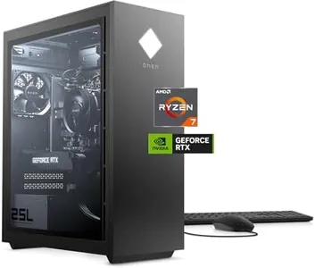 HP OMEN 25L Gaming Desktop PC for Student & Business, AMD Ryzen 7 3700x (8-core), NVIDIA GeForce GTX 1660, 32GB RAM|1TB SSD, USB-C, RJ-45, Mouse & Keyboard Included, Windows 11, RK Bundle, GT12-0042